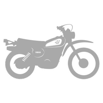 XT500'88 Sticker, stylised 1988-1989 model, silver, size approx. 185x108mm, 1 piece