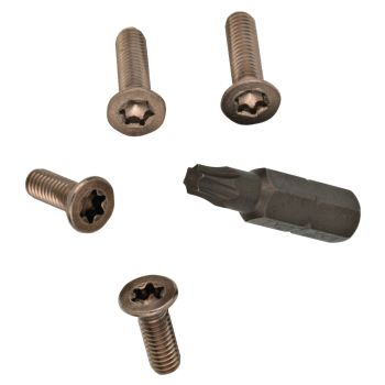 Torx-Screw-Set for Brake- and Clutch Reservoir (4 Screws and Tool)