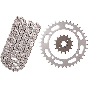 RX-Ring Chain Kit RK520XSO2 15T front/39T rear, 98 Links, open type, incl. clip- and rivet chain joint