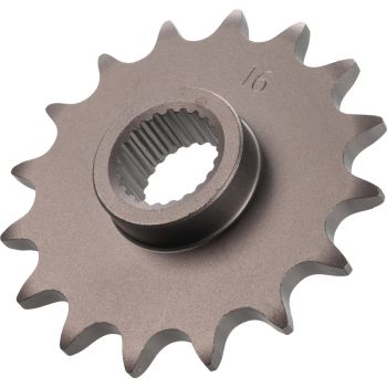 16T Sprocket, fine geared shaft (collar approx. 9.6mm, total thickness 15.6mm)