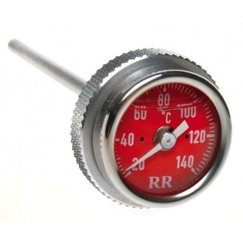 RR Oil Dipstick Thermometer RR34 with RED Clock-Face