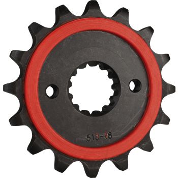 16T Sprocket, two-sided rubberised for noise reduction