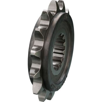 16T Sprocket, fine geared shaft, suitable for 525 chain, inner diameter 26/30mm (locking tab see 91097)