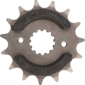 15T Sprocket, two-sided rubberised for noise reduction
