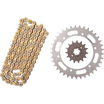 X-Ring Chain Kit 15/37 DID520VX3 G&B, 104 Links, Endless, Coarse Geared Front Sprocket