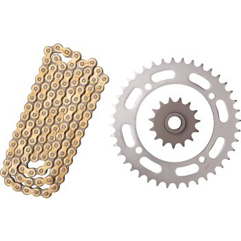 X-Ring Chain Kit 15/40 (102 Links) DID520VX3 G&B, Fine Geared Shaft