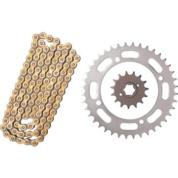X-Ring Chain Kit 15/40 (102 Links, endless) DID520VX3 G&B, Coarse Geared Shaft