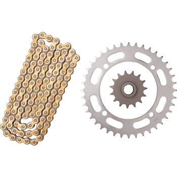 X-Ring Chain Kit 15/40 (104 Links, endless) DID520VX3 G&B, Fine Geared Shaft