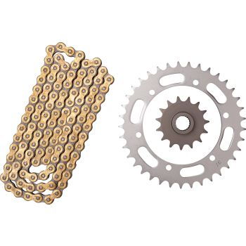 X-Ring Chain Kit 15/37 DID520VX3 G&B, 104 Links, Endless, Fine Geared Front Sprocket
