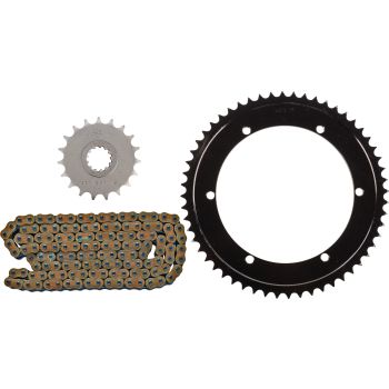 X-Ring Chain Kit 19/56 (130Links) DID 428VX (Endless/Gold, Clip Chain Joint see Item 21271 or 21272)