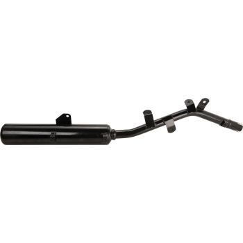 Silencer MARVING 'EDR', black, incl. clamp (Not Street Legal), matching header pipe see item 91427