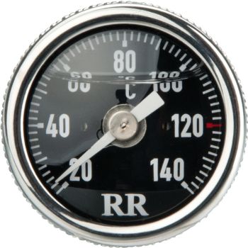 RR Oil Dipstick Thermometer RR23 with BLACK Clock-Face