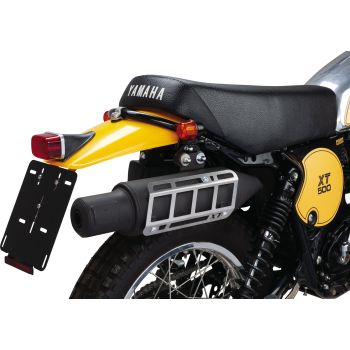 MARVING 'EDR' Silencer, painted black (street legal), incl. clamp (connection dimension header 35.5mm), KEDO heat protection plates see 41928/41928XL