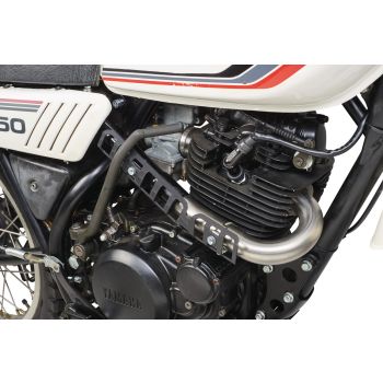 Stainless Steel Header Pipe incl. Flange, especially suitable for XT250 with Marving or Bull silencer item 91327/91324, exhaust paint see 51016