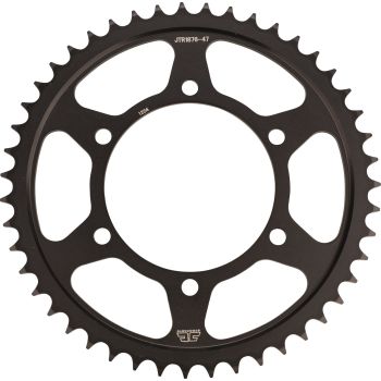 47T Rear Sprocket Steel, 525 pitch, black (46T = original gear ratio)