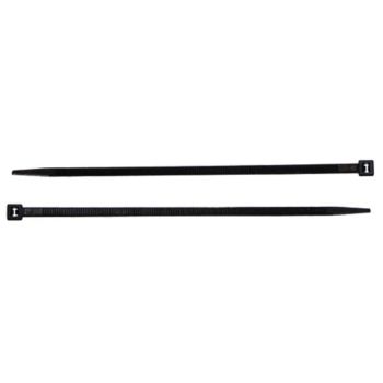 Cable Ties, 98mm x2.5mm, black, Pack of 100