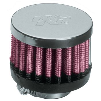 K&N Crankcase Vent Filter (62-1360) with 19mm Rubber Base