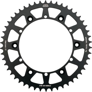 50T Rear Sprocket, aluminium CNC milled, black matt anodised