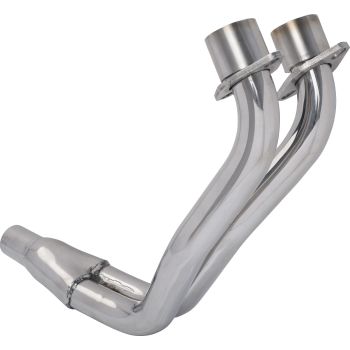 2-1 Stainless Steel BigBore Header Pipe, Polished (Not Street Legal)