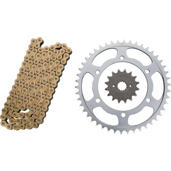 X-Ring Chain Kit, extremely strengthened 16/46Z (112Links) DID530VX3 (endless/gold)