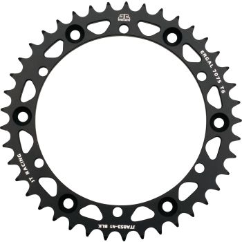 41T Rear Sprocket, aluminium CNC milled, black matt anodised