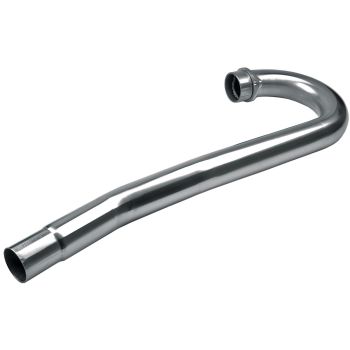 Big Bore Header Pipe, stainless steel, brushed surface, diameter 44/41.5mm, incl. HD-flange