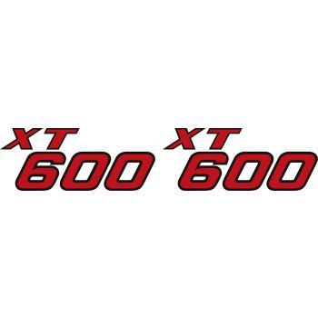Side Cover Decal-Set Red/Black, Right & Left (1 Pair)