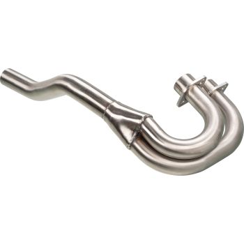 2-1 Stainless Steel Header Pipe, brushed, diameter in/out 39/42mm, not street legal