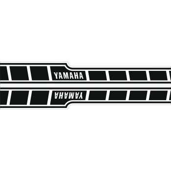 Fuel Tank Decal Vintage Race 'Dynamic',  left and right, black on white background, approx. 664x92mm