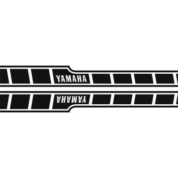 Fuel Tank Decal Vintage Race 'Dynamic',  left and right, black on transparent background, approx. 682x82mm