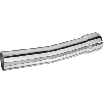 Header Pipe Extension, Stainless Steel, Length 270mm with 12° Angle, Diam. 49mm/44,5mm (suitable for standard  exhaust gasket)