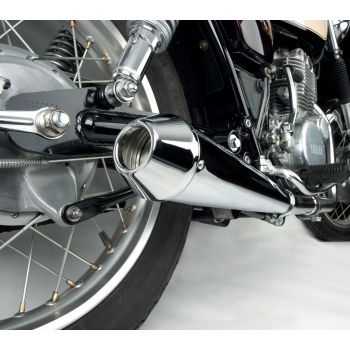 Universal Silencer 'MegPhone', 440mm, Flange Diameter 44.5mm (not street legal, we recommend the dB-killer item no. 93606)