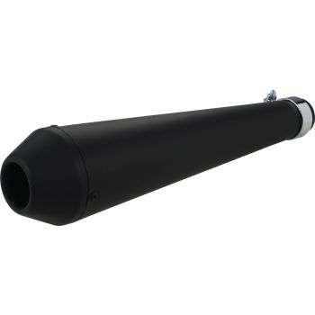 Universal Silencer 'MegPhone', black painted, length 440mm, flange diameter 44.5mm (not street legal, we recommend the dB-killer item no. 93606)