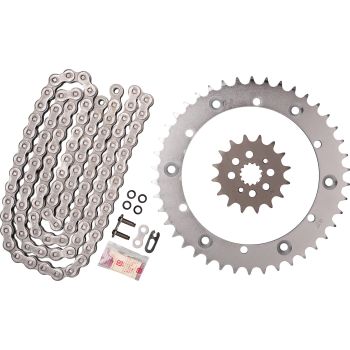 X-Ring Chain Kit 16/42 (100Links) DID 520VX3, Open Type with Clip Chain Joint, Black