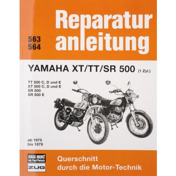 Service Manual (German), XT/TT/SR500 1975-1979, Publisher Bucheli, Volume 22881, reprint of 9th edition from 1986, ISBN 978-3-7168-1427-7