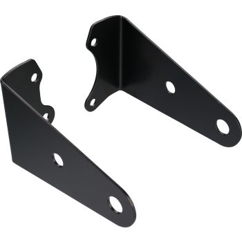 Benders Headlight Bracket 'Scrambler', 1 pair, stainless steel black coated, without mounting material