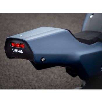 JvB-moto Custom Tail Section, GRP unpainted, incl. LED tail light with smoke lens + tail light bracket, without seat pad