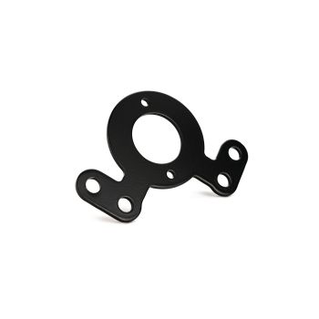 Speedometer bracket stainless steel for Motoscope Tiny, black coated, minimalistic design, optimum assembly, incl. mounting material