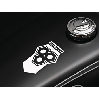 Wrenchmonkees/GibbonSlap Fuel-Tank-Logo, 1 Piece (White)