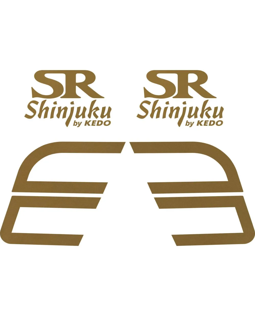Sticker for 'Sixties' Side Cover 'SR Shinjuku by KEDO' + Border