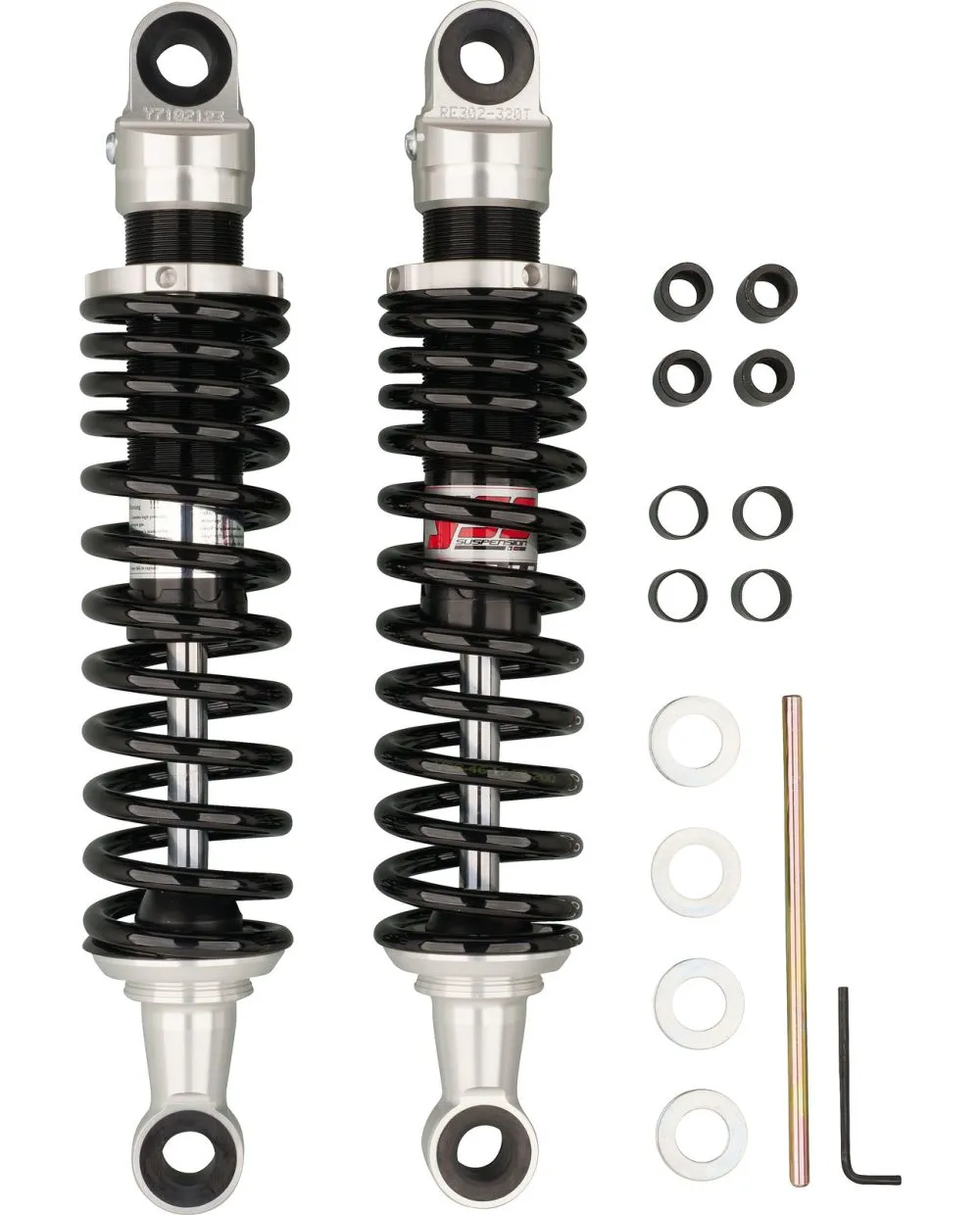 YSS Ecoline Rear Shock Absorbers, 1 Pair, Length 320mm, Vehicle Type  Approval (Does not suit OEM Chain Guard, Alternative see Item 30961/30642)