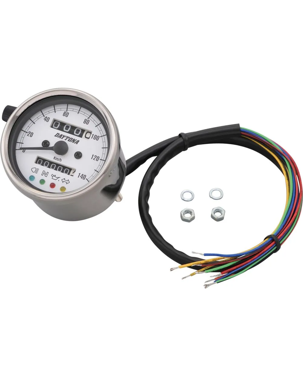 Daytona 'Mechanica II' Speedometer, 140km/h display, 60mm diameter