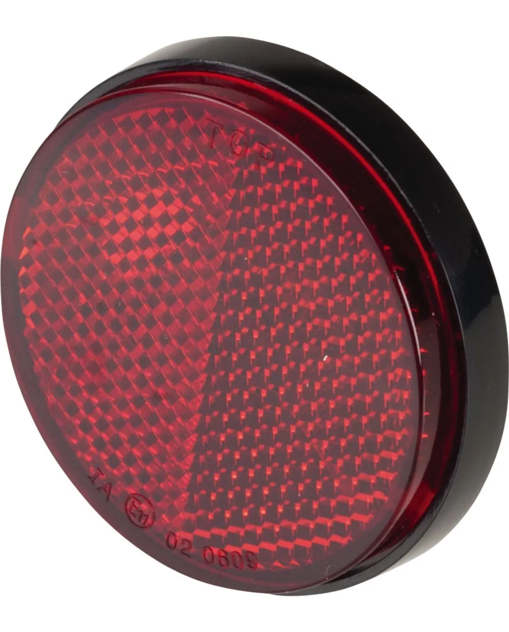 Replica Rear Reflector, Red, Round, 55mm Reflector/59mm Replica Rear Reflector, Red, Round, 55mm Reflector/59mm