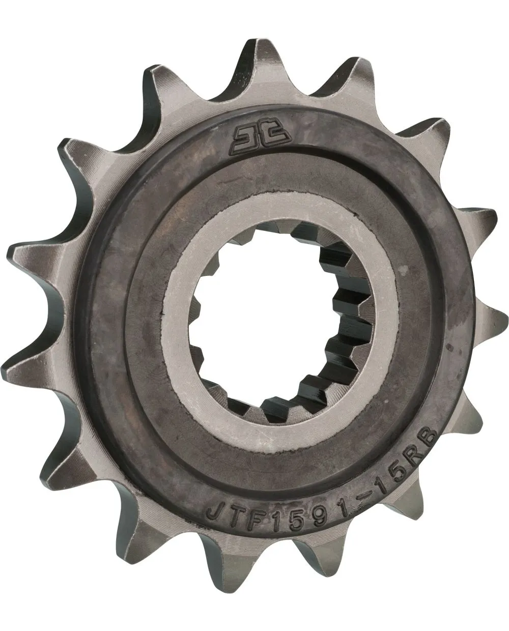 15T Front Sprocket, chain pitch 525, fine-toothed, rubberized for