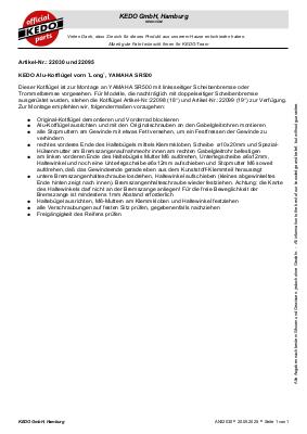 Download PDF instructions #22030