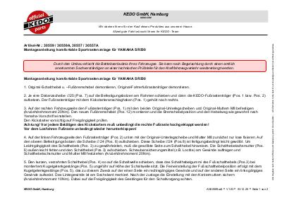 Download PDF instructions #30559A