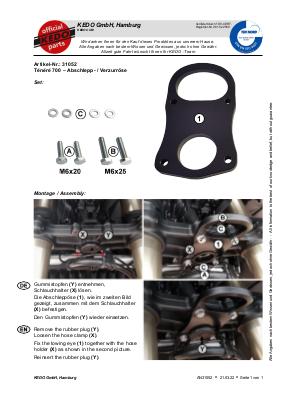 Download PDF instructions #31052