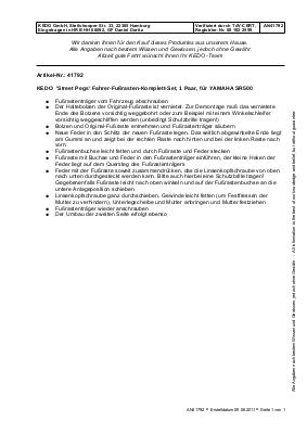 Download PDF instructions #41792