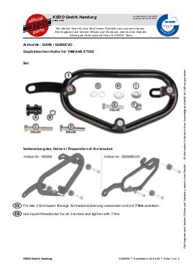 Download PDF instructions #60098