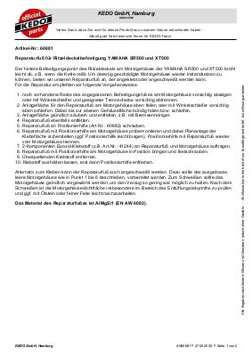 Download PDF instructions #60681